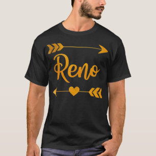 Camiseta RENO NV NEVADA Funny City Home Roots USA Mujeres G