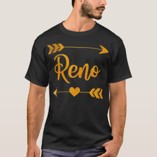 Camiseta RENO NV NEVADA Funny City Home Roots USA Mujeres G