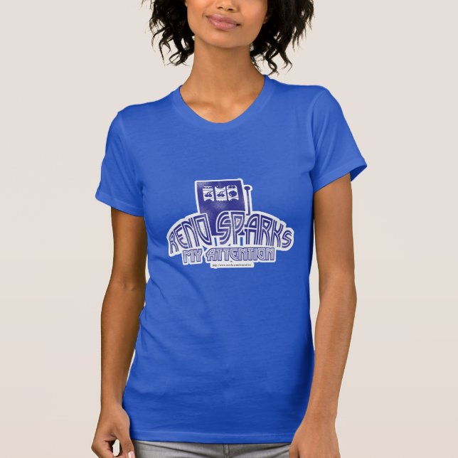 Camiseta Reno provoca mi curioso lema de Nevada (Anverso)