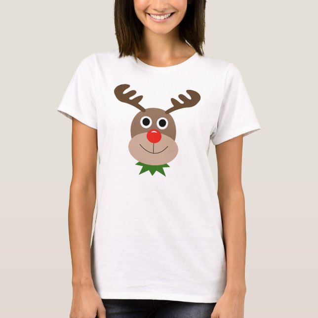 Camiseta Reno sonriente (Anverso)