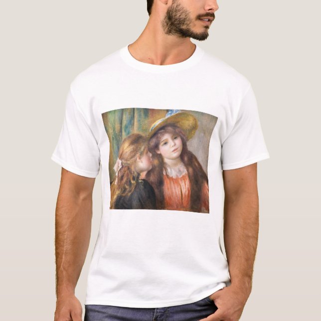 Camiseta Renoir - Retrato de dos niñas pequeñas (Anverso)