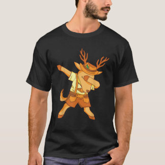 Camiseta Renos bailarines con ropa de traje bávaro