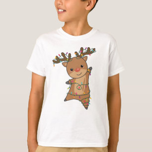 Camiseta Renos Feliz Navidad Invierno Animales de Cerveza