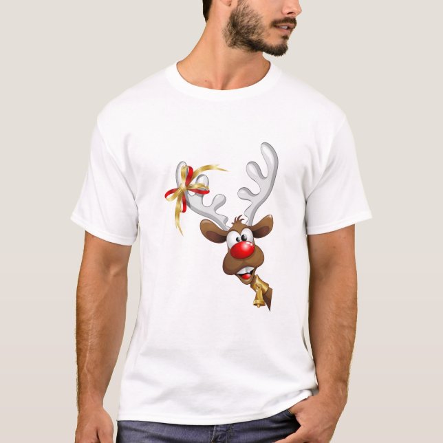Camiseta Renos navidades divertidos (Anverso)