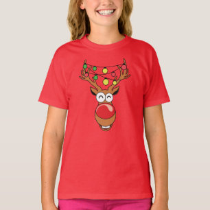 Camiseta Renos Rojos Rudolph