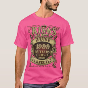 Camiseta Renovación de cumpleaños 23 hombres rey perfectado