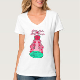 Camiseta Renovar su mente II - Rosa de rubor