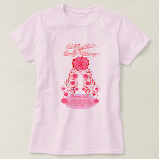 Camiseta Renovar su mente - Rosa de rubor