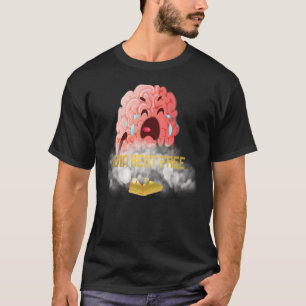 Camiseta Rent Free Angry Brain