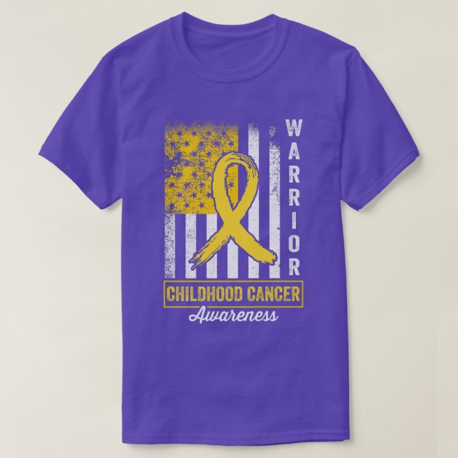 Camiseta Renta de cinta de oro para la sensibilización de l (Diseño del anverso)