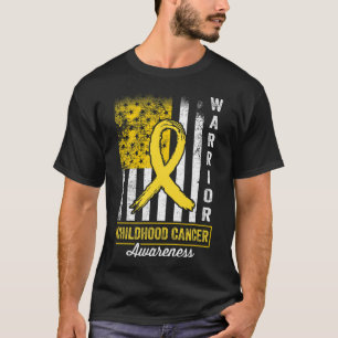 Camiseta Renta de cinta de oro para la sensibilización de l