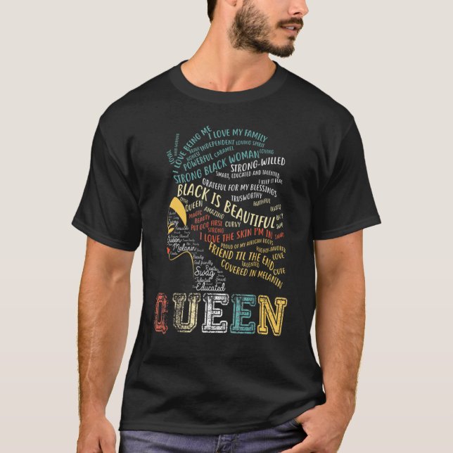 Camiseta Rentabilidad del emancipamiento de la reina afroam (Anverso)