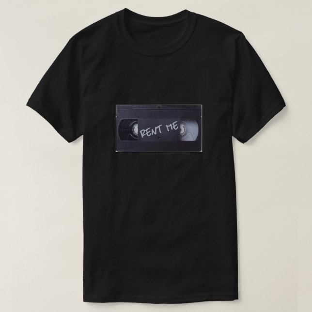 CAMISETA RENTAR ME VHS  (Diseño del anverso)