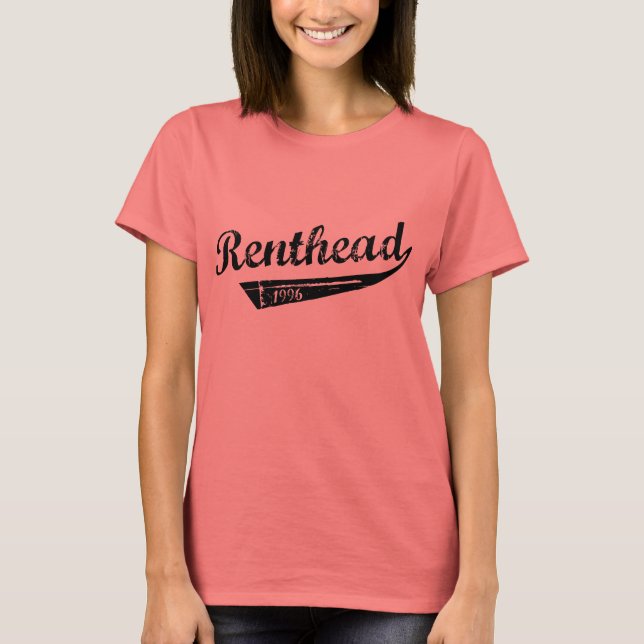 Camiseta Renthead Old School - cantante de blando femenina (Anverso)