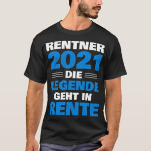 Camiseta Rentner 2021 Legende geht en la Pensión Rente Gesc