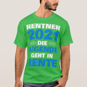 Camiseta Rentner 2021 Legende geht en la Pensión Rente Gesc