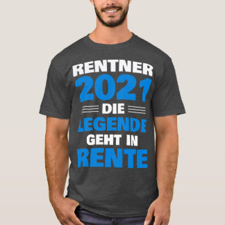 Camiseta Rentner 2021 Legende geht en la Pensión Rente Gesc
