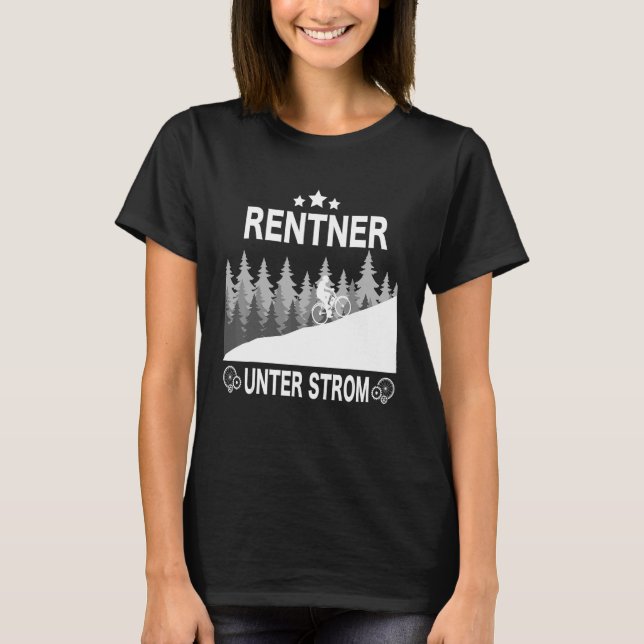 Camiseta Rentner Unter Strom Ebike dice Moto de ciclismo de (Anverso)