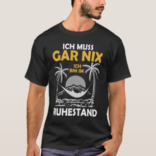 Camiseta Rentner Urlaub Strand Ruhestand