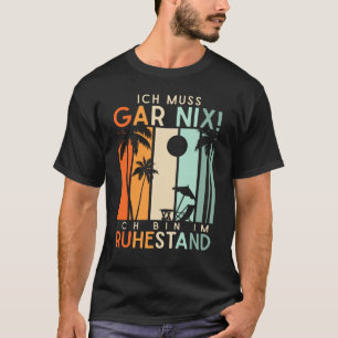 Camiseta Rentner Urlaub Strand Ruhestand Rente