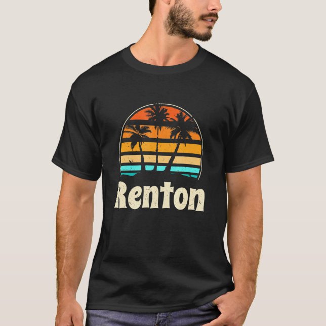 Camiseta Renton Washington Beach Wa Beach Bum US Cities Sum (Anverso)