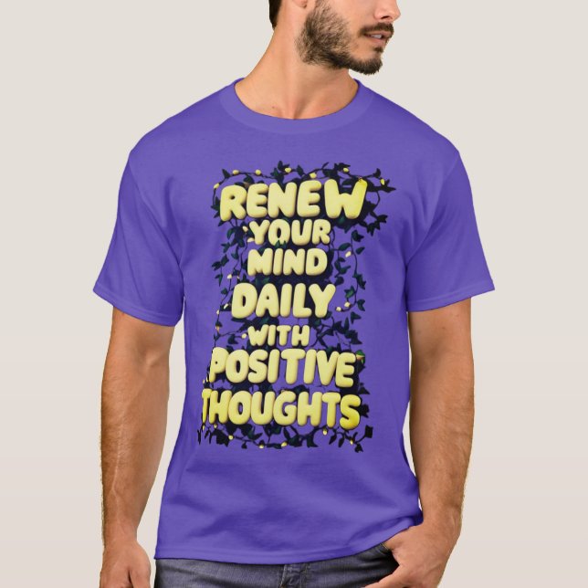 Camiseta "Renueva su mente" (Anverso)