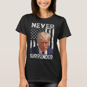 Camiseta Renuncia a Trump Mug Shot 2024 Bandera estadounide