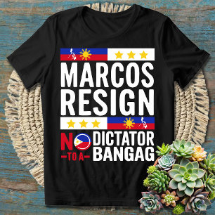 Camiseta Renuncia Marcos - No a un dictador