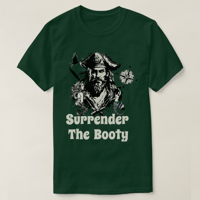 Camiseta Renunciar a la burda pirata TShirt (Diseño del anverso)