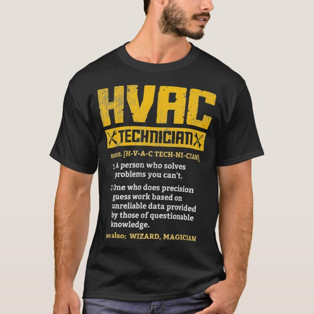 Camiseta Repai, ingeniero técnico divertido de HVAC Tech Te (Anverso)