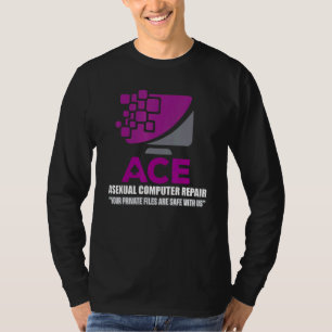 Camiseta Reparación Asexual De Computadora Asexual