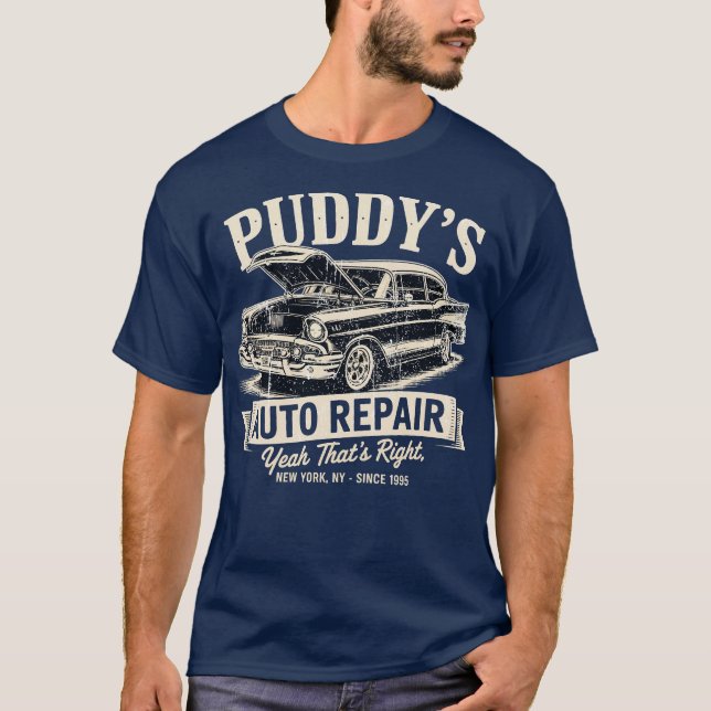 Camiseta Reparación automática de Puddy (Anverso)