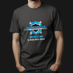 Camiseta Reparación de automóviles Black & Blue Automotive