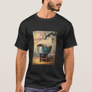 Camiseta Reparación de Kintsugi Maceta de Oro Cultura Japon