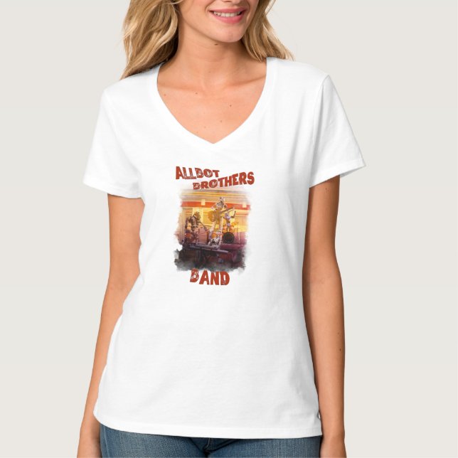 Camiseta Reparación de Saucer de Tshirt Allbot Brothers Ban (Anverso)