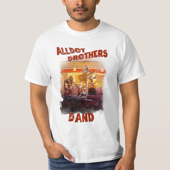 Camiseta Reparación de Saucer de Tshirt Allbot Brothers Ban (Anverso)