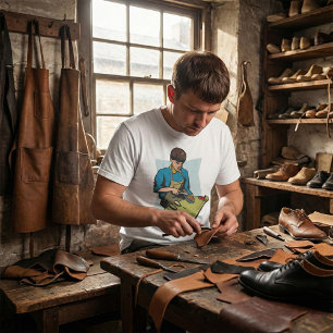 Camiseta Reparación de zapatos Copo Vintage Shoemaker