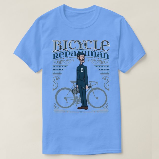 Camiseta Reparador de bicicletas (Diseño del anverso)