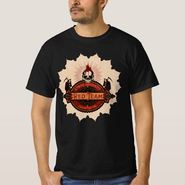 Camiseta Reparador del equipo rojo de ciberseguridad (Anverso)