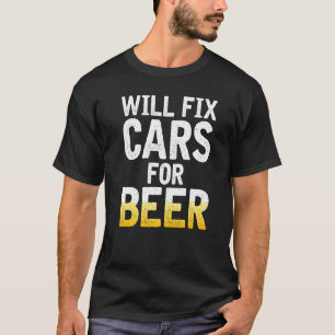 Camiseta Reparará Los Coches Para El Mecánico De Reparación