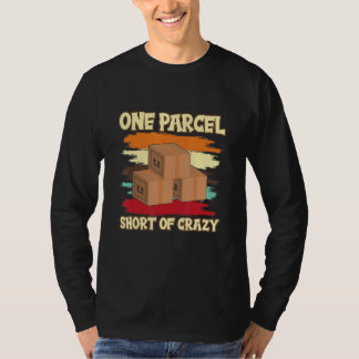 Camiseta Repartidor  cartero un paquete corto de loco