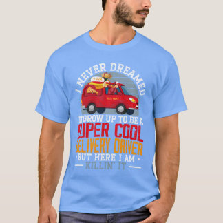 Camiseta Repartidor de comida a domicilio Super Cool Courie
