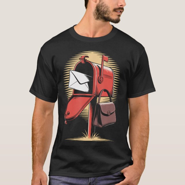 Camiseta Repartidor de correo postal (Anverso)