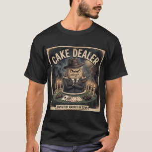 Camiseta "REPARTIDOR DE PASTEL" Diseño de Pastel de Mafioso
