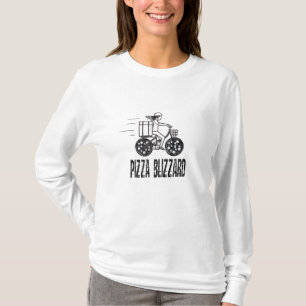 Camiseta Repartidor de pizza en bicicleta Blizzard