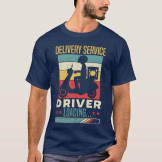 Camiseta Repartidor de servicio de entrega mensajero chico 