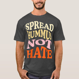 Camiseta Repartir Hummus No Odiar El Vegetariano Retro De A