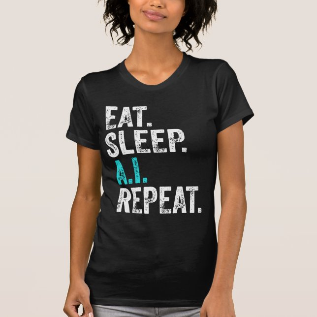 Camiseta Repetición AI de Eim Sleep (Anverso)