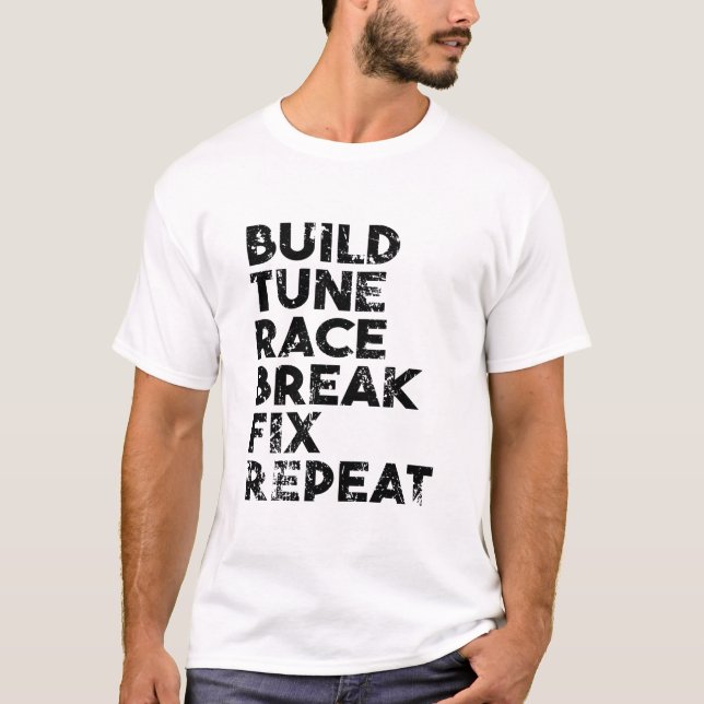 Camiseta Repetición de ajuste de salto de carrera de ajuste (Anverso)