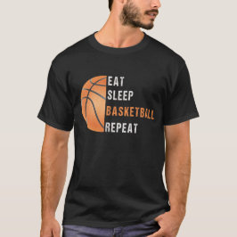 Camiseta Repetición de básquetbol de dormir